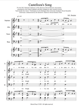 SATB a cappella - Castelloza’s Song - B.E. Boykin - Buy Music and Scores 