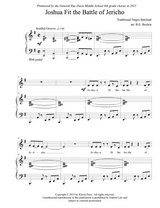 Joshua Fit the Battle of Jericho - B.E. Boykin - Buy Music and Scores 